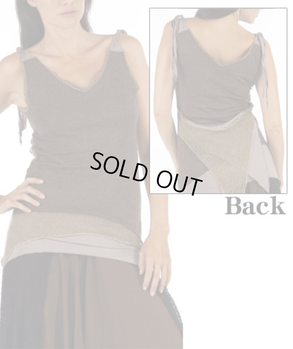 画像5: PSYLO レディース・ノースリーブ「Chica Rmx / モカ×ニッケル」 (5)