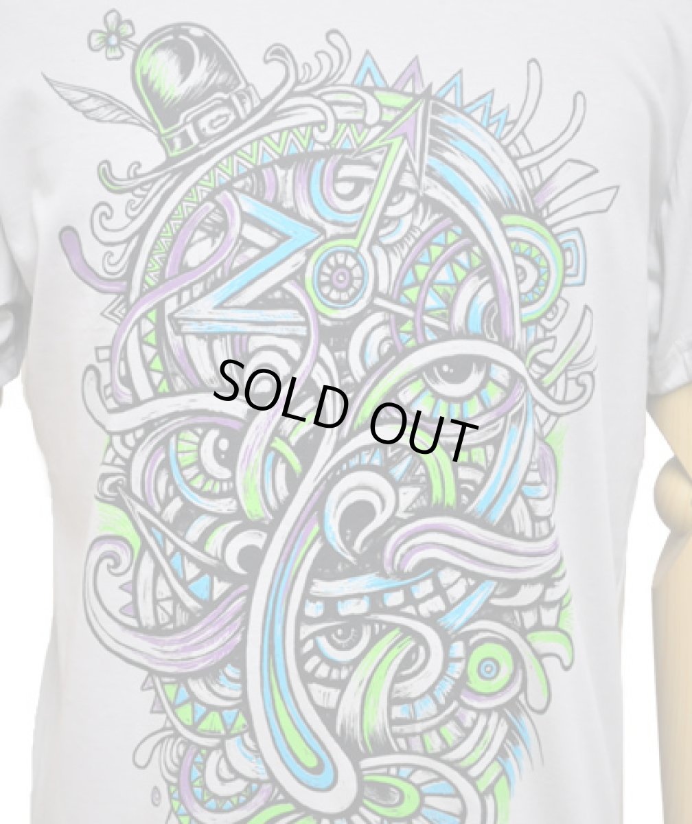 画像2: PLAZMA メンズTシャツ「Mustache / ウォームグレー」 (2)