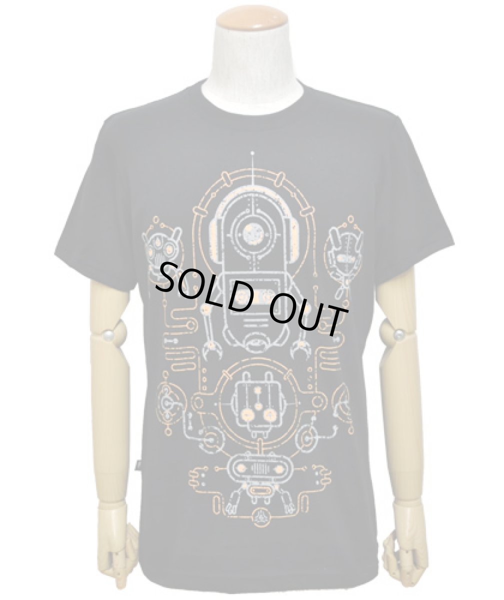 画像2: PLAZMA メンズTシャツ「Nanobots / ブラック」 (2)