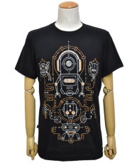 画像2: PLAZMA メンズTシャツ「Nanobots / ブラック」 (2)