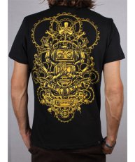 画像1: PLAZMA メンズTシャツ「Shivabot / ブラック」 (1)