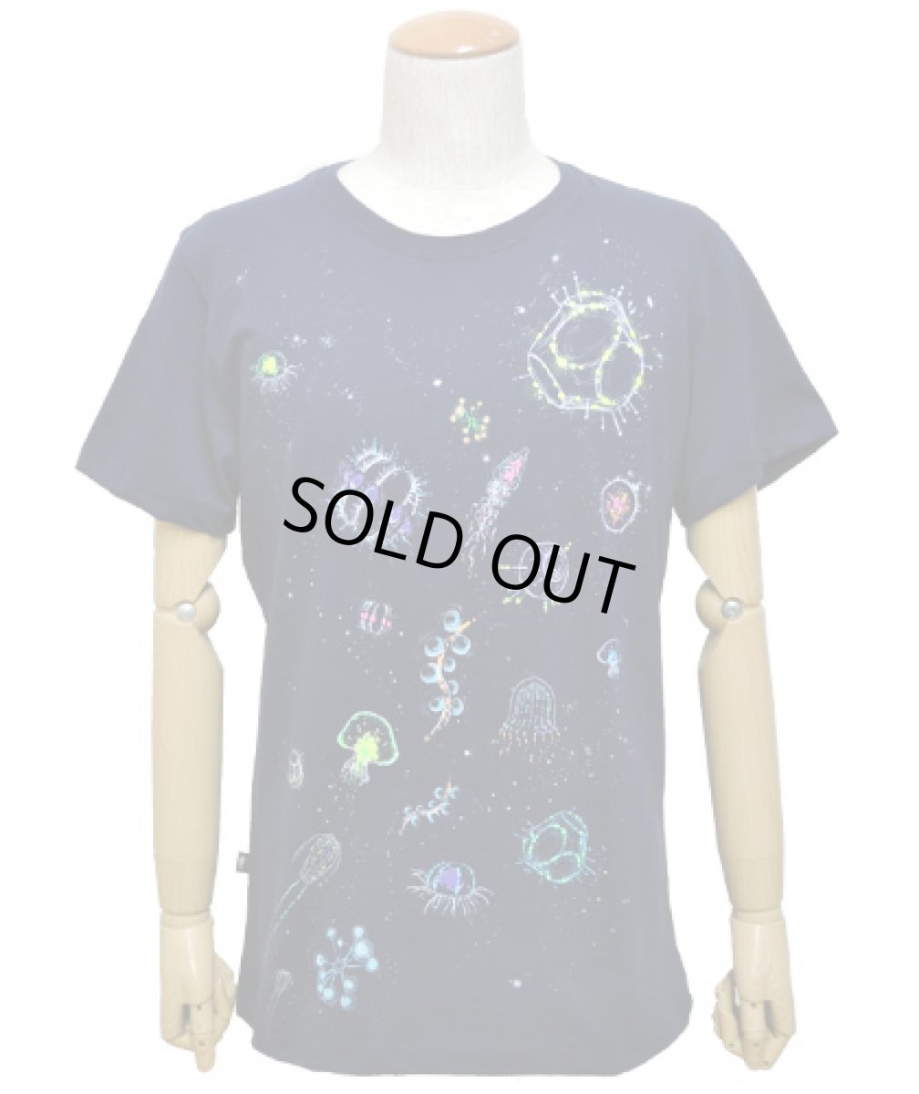 画像2: PLAZMA メンズTシャツ「Under & above / ダークブルー」 (2)