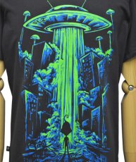 画像2: PLAZMA メンズTシャツ「Beam Me Up / スモーク」 (2)