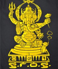 画像2: PLAZMA メンズTシャツ「Ganesha / スモーク」 (2)