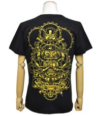 画像4: PLAZMA メンズTシャツ「Shivabot / ブラック」 (4)