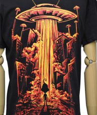 画像3: PLAZMA メンズTシャツ「Beam Me Up / ブラック」 (3)