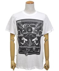 画像2: PLAZMA メンズTシャツ「Obscura / ホワイト」 (2)