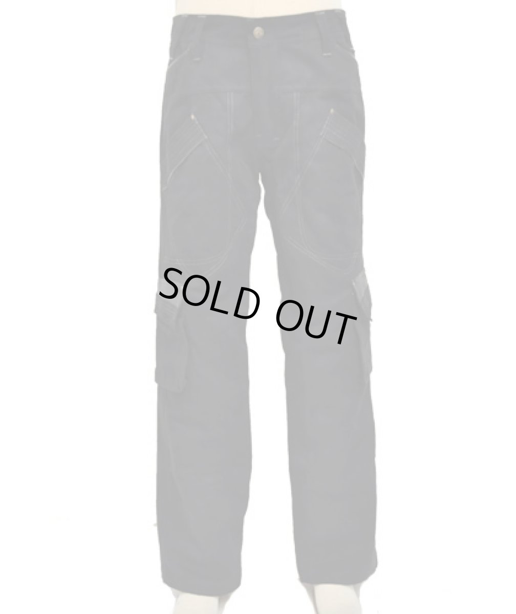 画像2: PSYLO メンズ・パンツ「Ornament Pants / ブラック」 (2)