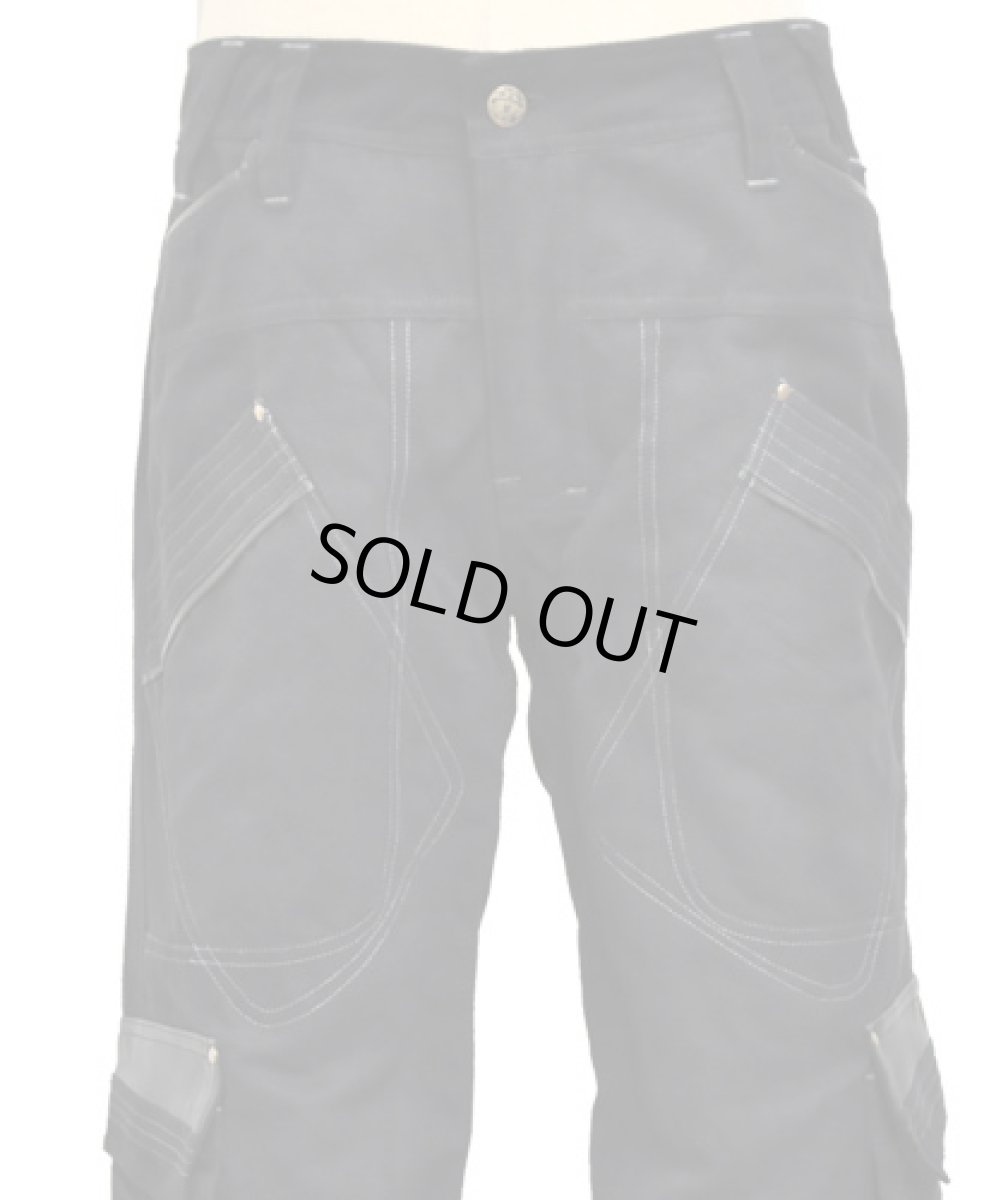 画像4: PSYLO メンズ・パンツ「Ornament Pants / ブラック」 (4)
