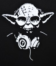 画像4: ユニセックス・Tシャツ「DJ Yoda / ブラック×ピンク」Sサイズ (4)