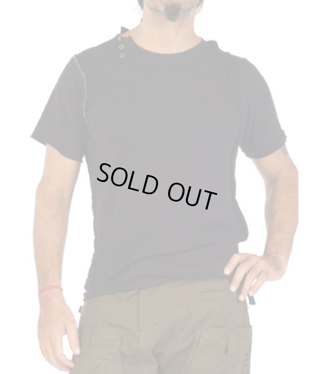 画像1: PSYLO メンズ・半袖Tシャツ「Manual Tee / ブラック」 (1)