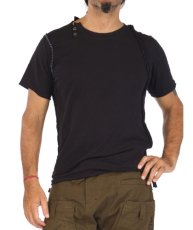 画像1: PSYLO メンズ・半袖Tシャツ「Manual Tee / ブラック」 (1)