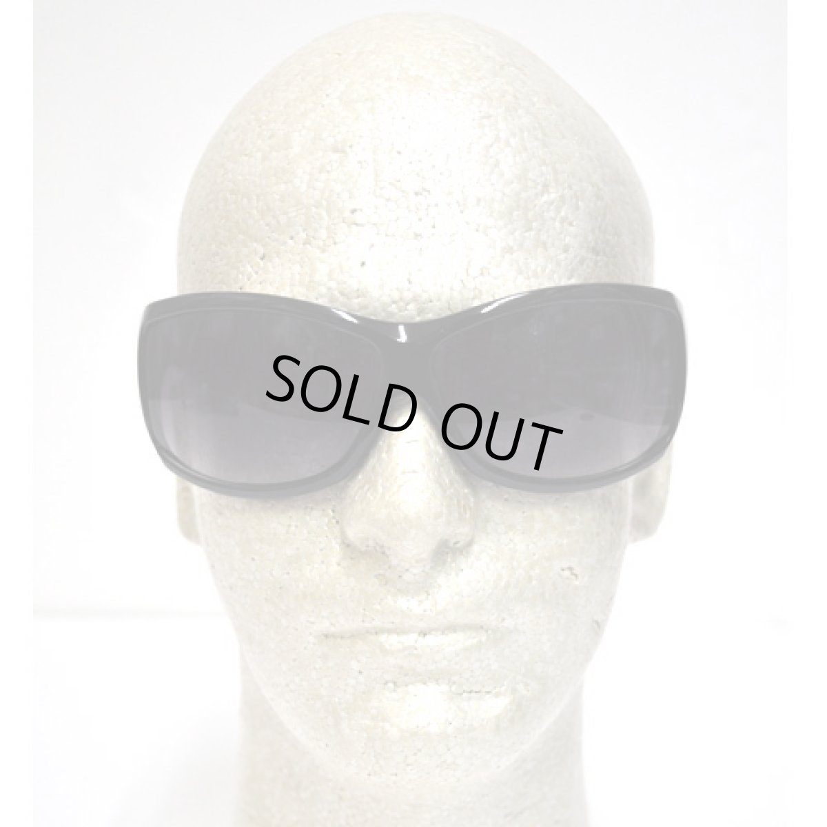 画像2: サングラス「BIGカーブシェイプ / ブラック」 (2)