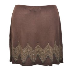 画像1: PSYLO スカート「Henna Skirt / モカブラウン」 (1)