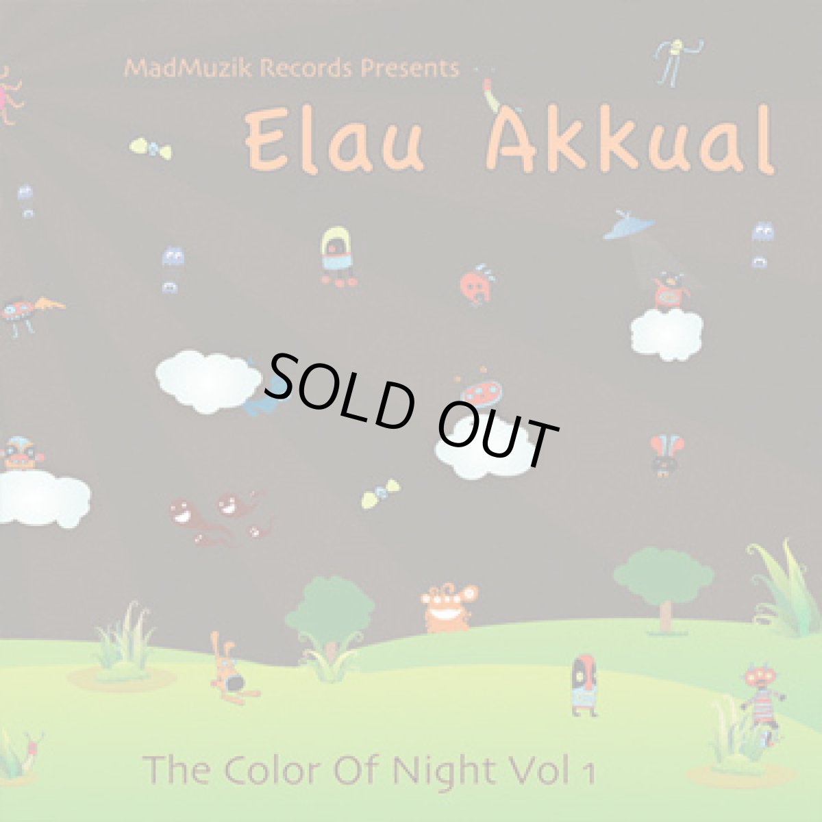画像1: CD「V.A. / Elau Akkual - The Color of Night Vol 1」【ダークサイケ】 (1)