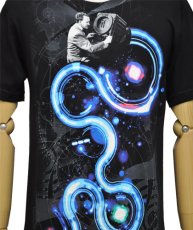 画像3: IMAGINARY FOUNDATIONメンズ半袖Tシャツ「Frequency / ブラック」 (3)