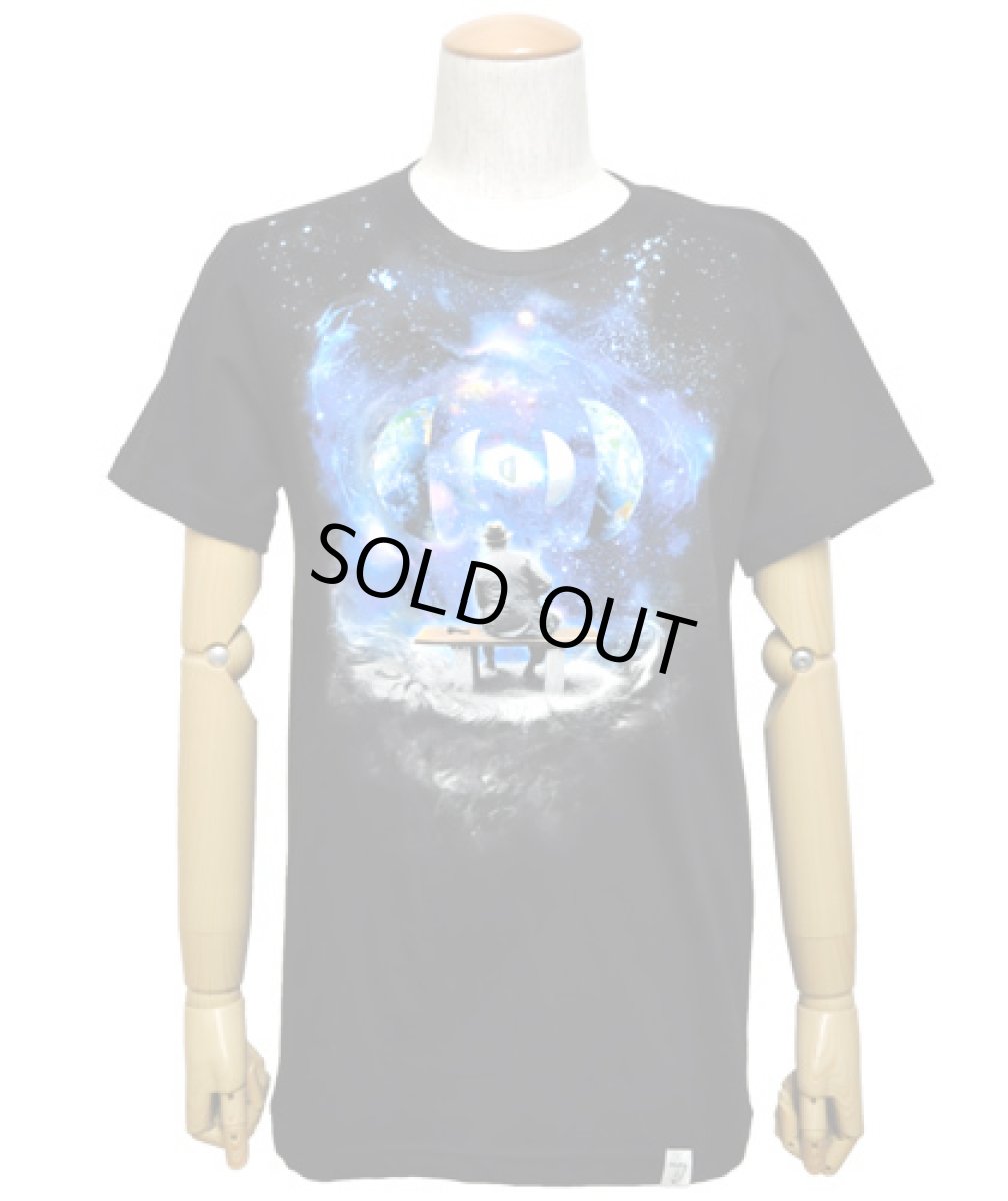 画像2: IMAGINARY FOUNDATIONメンズ半袖Tシャツ「Unfolding / ブラック」 (2)