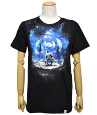 画像2: IMAGINARY FOUNDATIONメンズ半袖Tシャツ「Unfolding / ブラック」 (2)