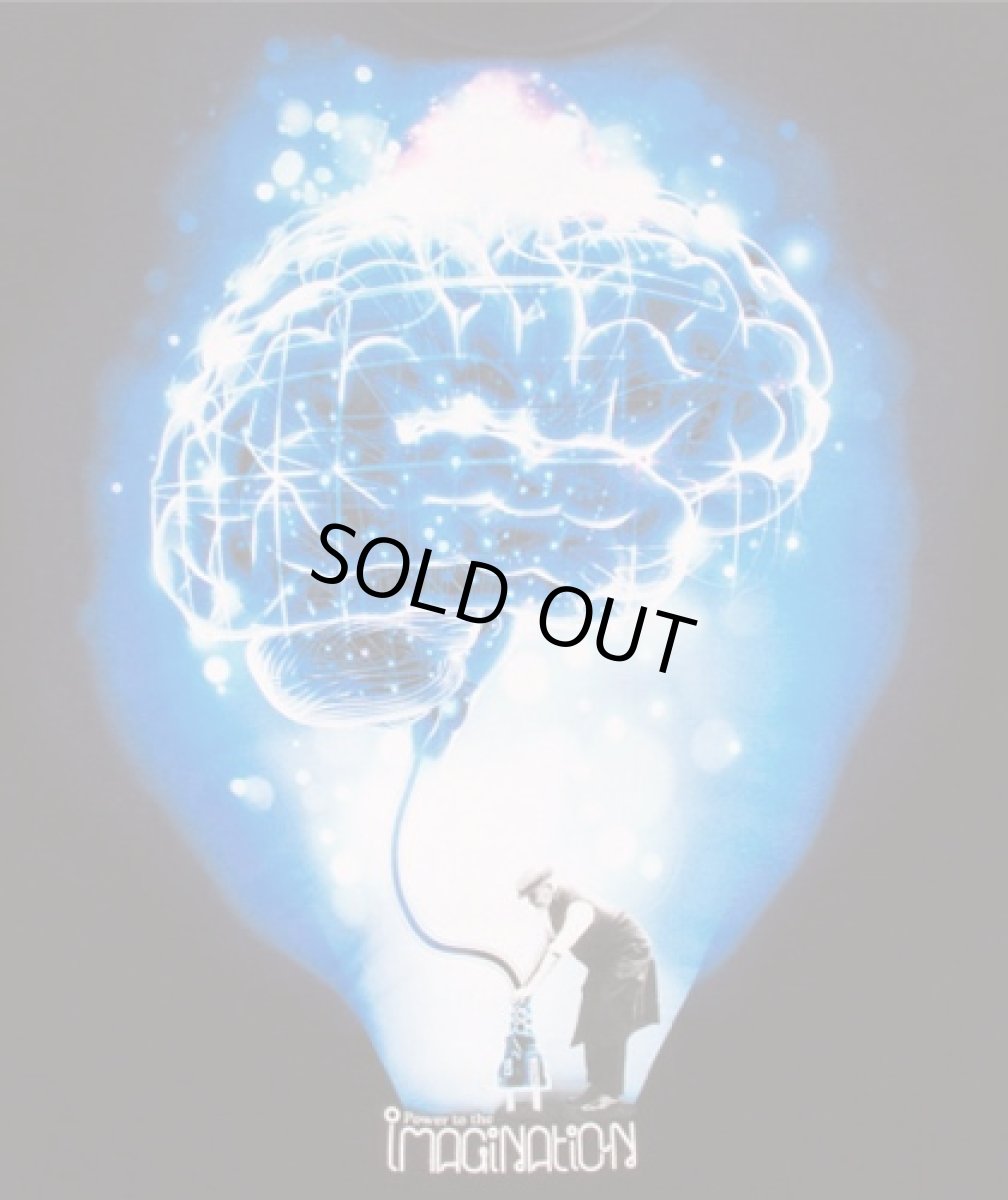 画像3: IMAGINARY FOUNDATIONメンズ半袖Tシャツ「Brain Power / ブラック」 (3)