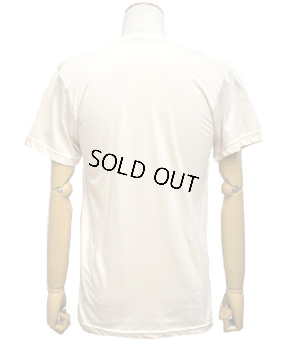 画像5: IMAGINARY FOUNDATIONメンズ半袖Tシャツ「Triangulation / ベージュ」 (5)