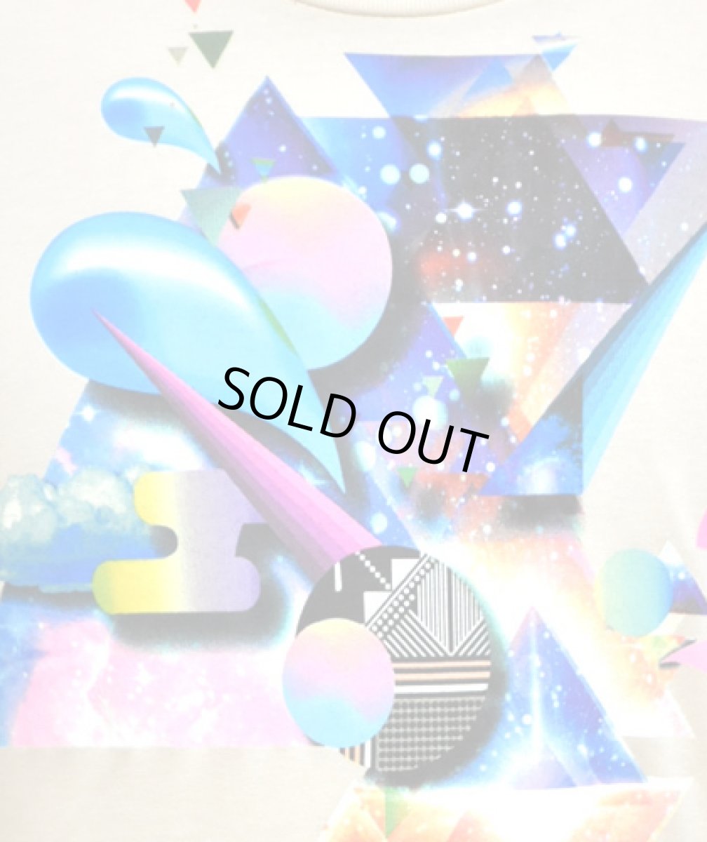 画像4: IMAGINARY FOUNDATIONメンズ半袖Tシャツ「Triangulation / ベージュ」 (4)