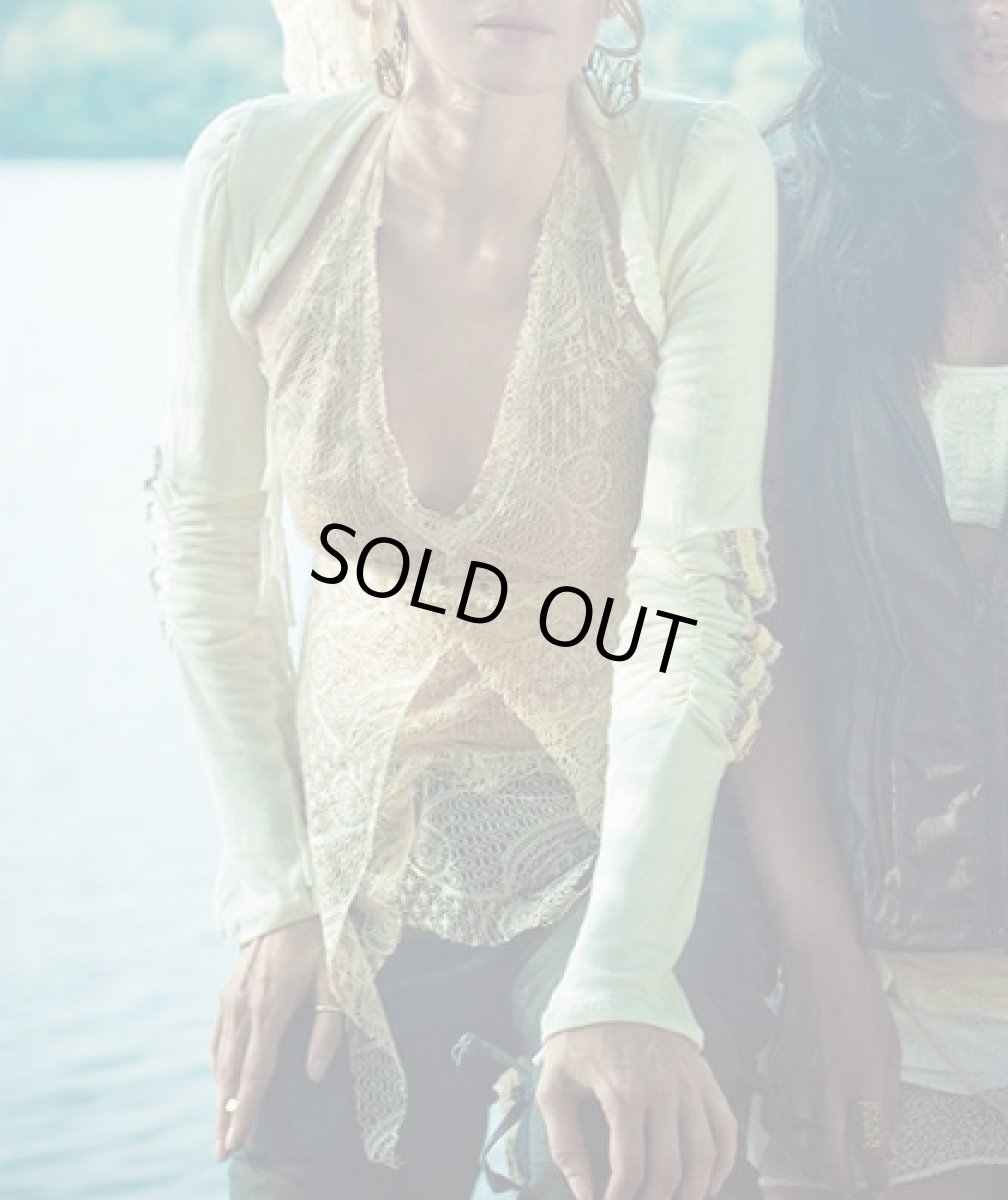 画像5: FREE SPIRIT レディース・ロングスリーブ・ボレロ / ホワイト (5)