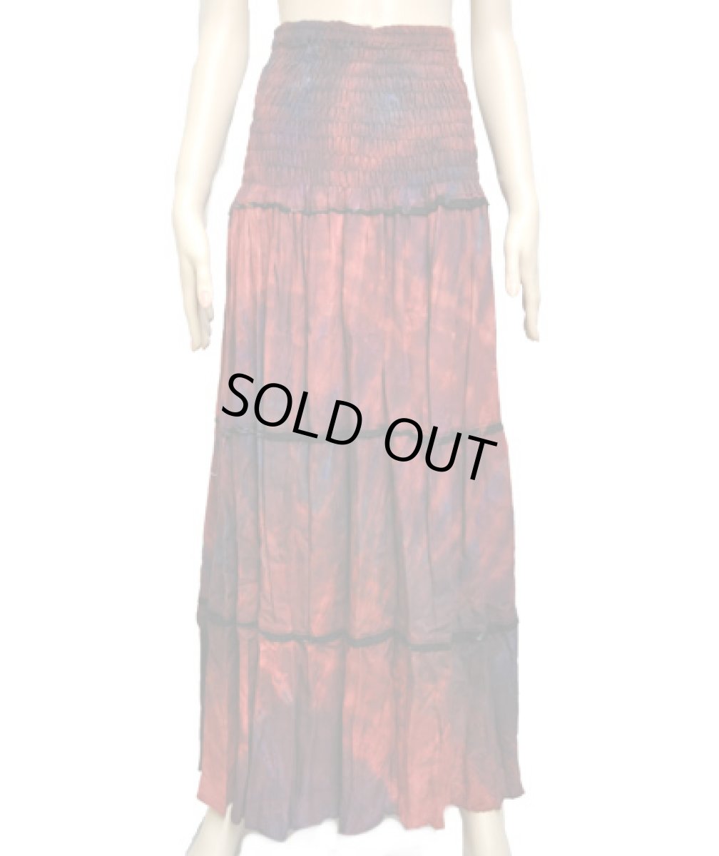 画像3: 【2パターンで使える】ヒッピータイダイ・ワンピース / ロングスカート02 (3)