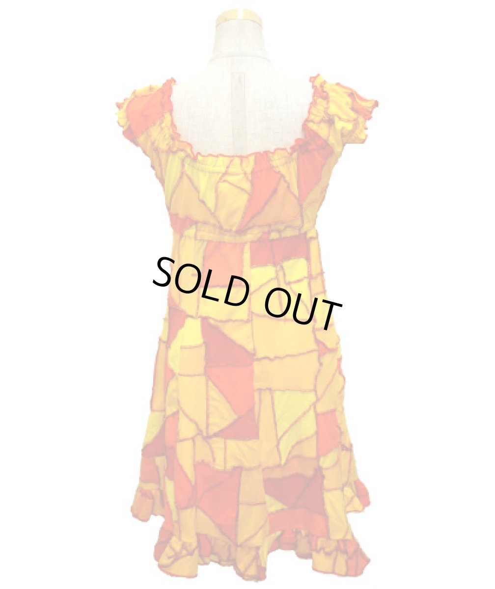 画像4: BONEレディース・ワンピース/イエロー＆オレンジ (4)