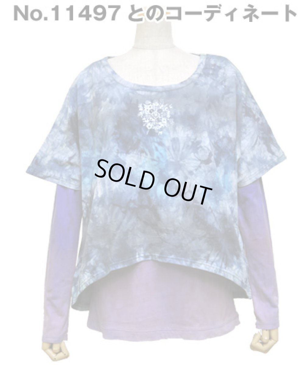 画像5: NETTAIYAレディース・半袖カットソー/001(染め) (5)