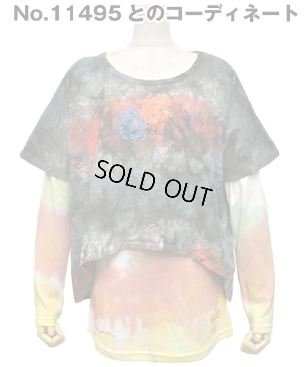 画像5: NETTAIYAレディース・半袖カットソー/004(染め) (5)