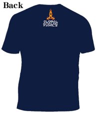 画像3: MELTING GALAXY メンズTシャツ「Synths / ネイビー」 (3)