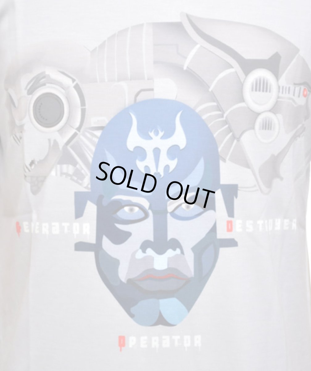 画像2: MELTING GALAXY メンズTシャツ「Generator Operator Destroyer / ライトグレー」 (2)
