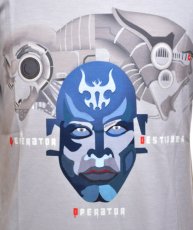 画像2: MELTING GALAXY メンズTシャツ「Generator Operator Destroyer / ライトグレー」 (2)