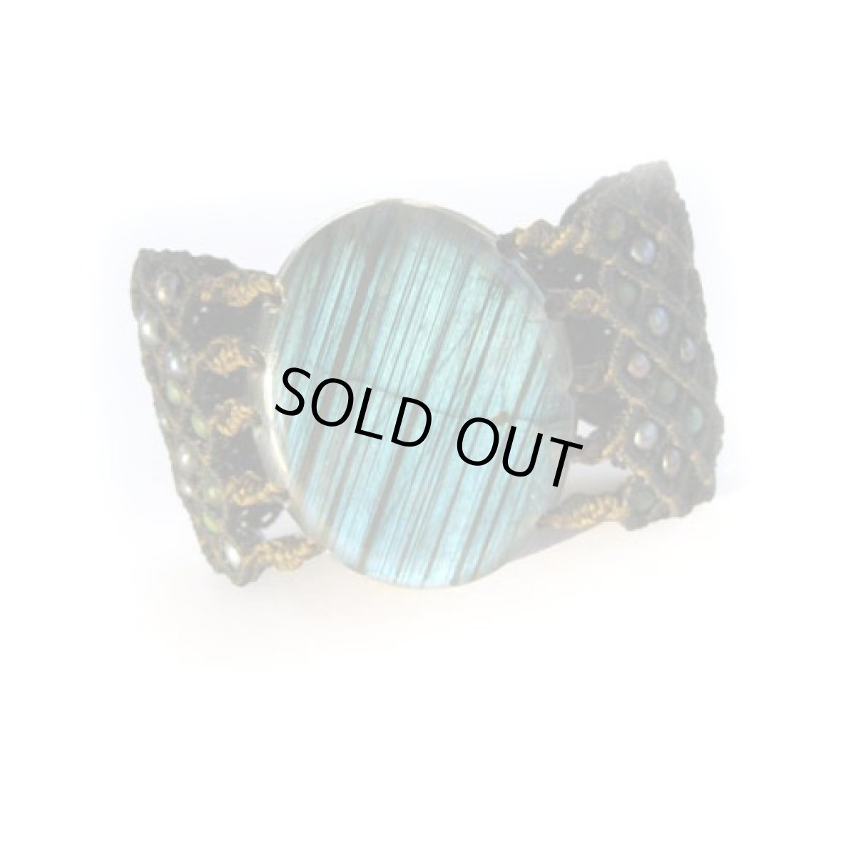 画像2: X-tribal「ラブラドライト・ブレスレット 」(石のサイズ:約5cm x 4cm) (2)