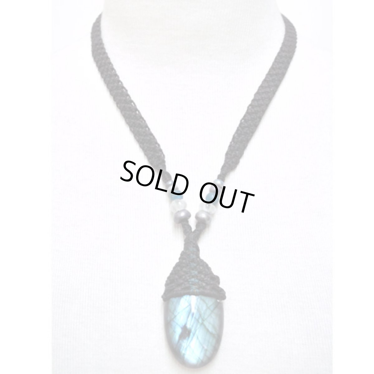 画像2: X-tribal「ラブラドライト・ネックレス」 (2)