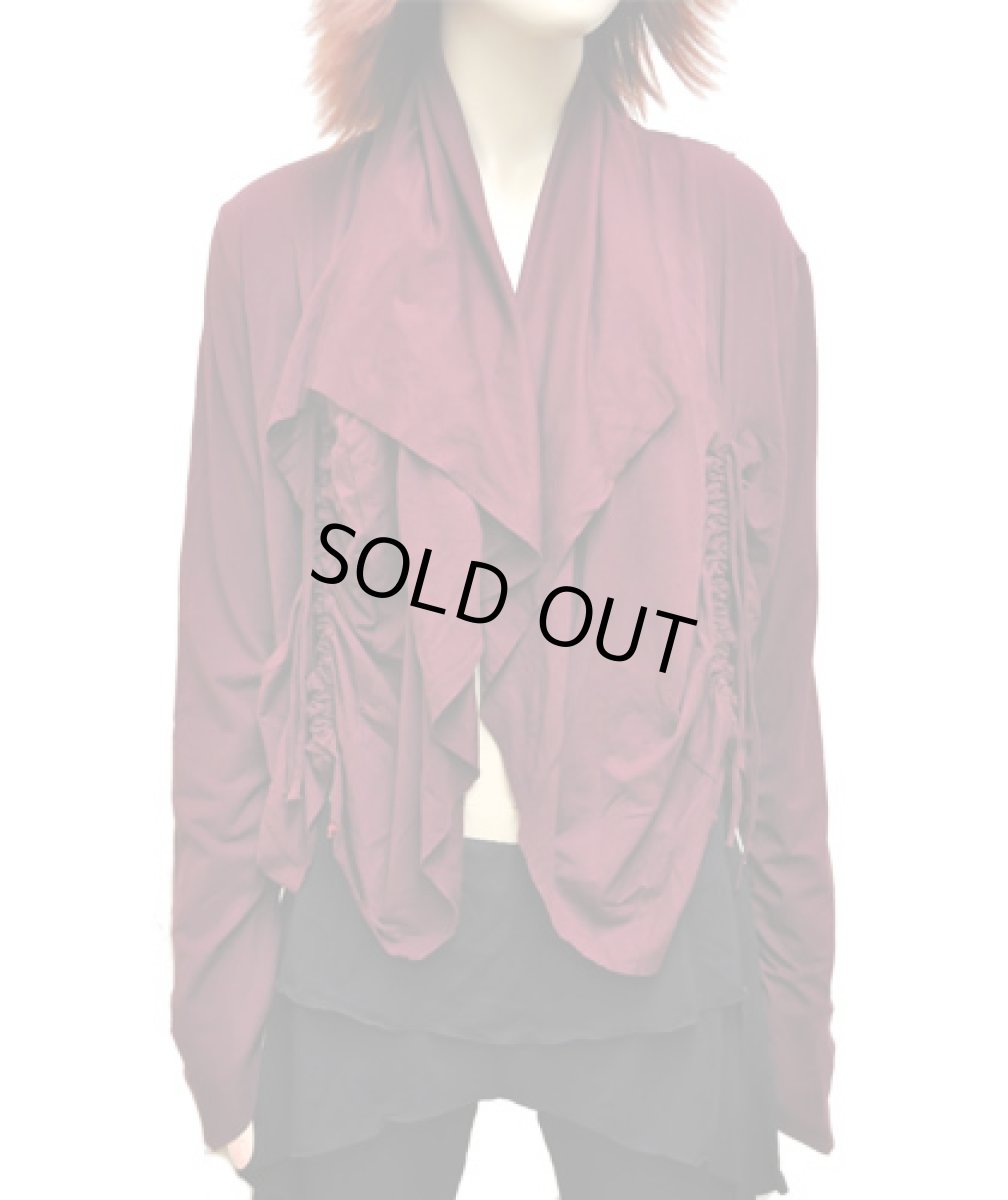 画像3: KAYO - Anime Clothing「ストリング・カーディガン/マルーン」 (3)