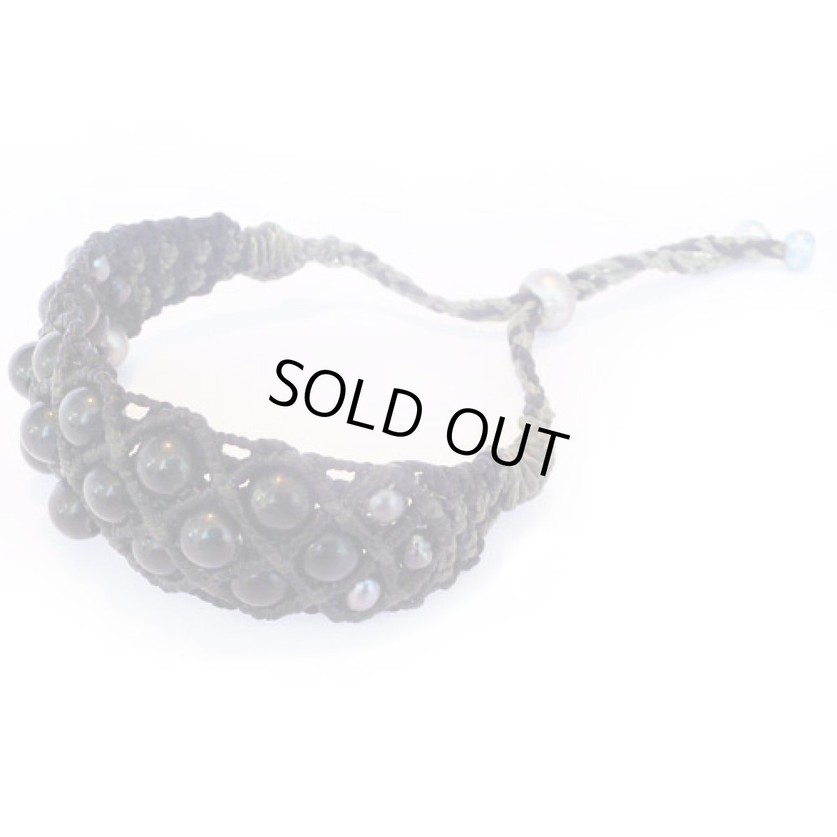 画像2: X-tribal「オブシディアン・ブレスレット」 (2)