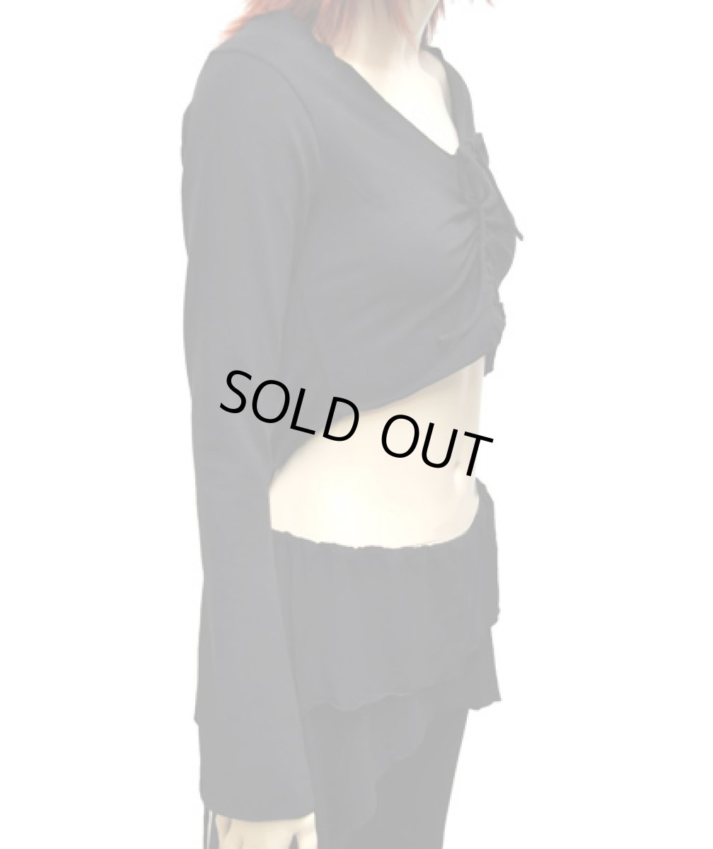 画像2: KAYO - Anime Clothing カットソー「Shimmy Long Sleeve/ブラック」 (2)