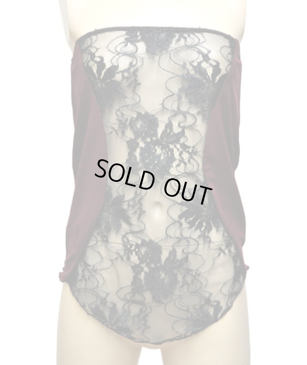 画像4: KAYO - Anime Clothing「2ピース・カーディガントップ/マルーン」 (4)