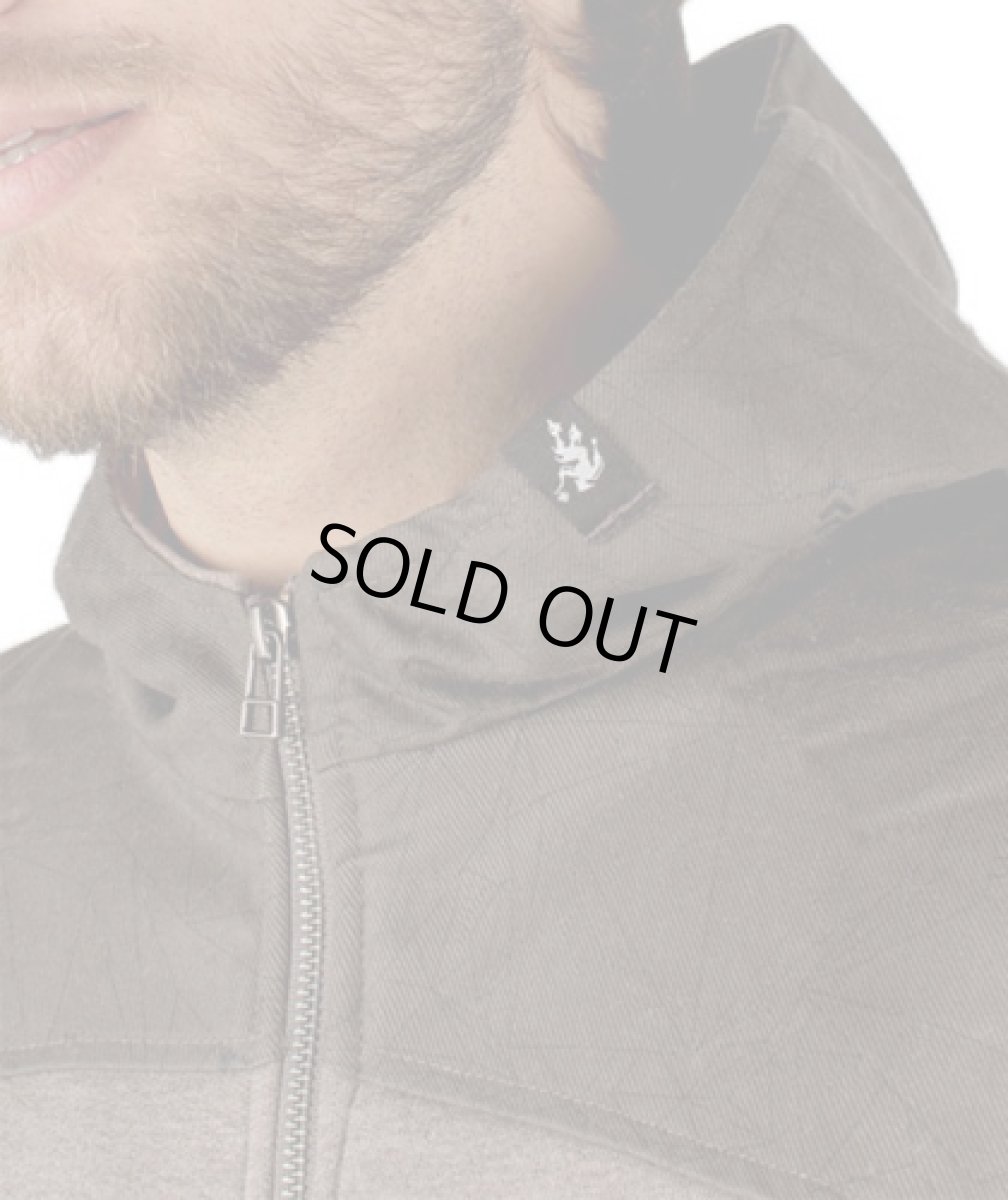 画像5: PLAZMAメンズ・パーカー「Angular / ブラウン×メランジ」 (5)