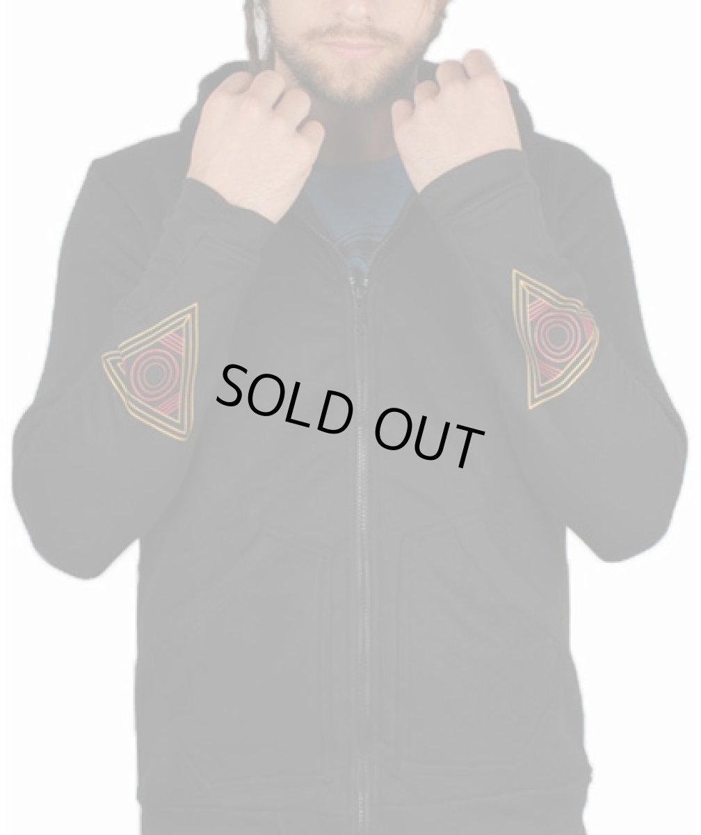 画像5: PLAZMAメンズ・パーカー「Carpet Bot / ブラック」 (5)