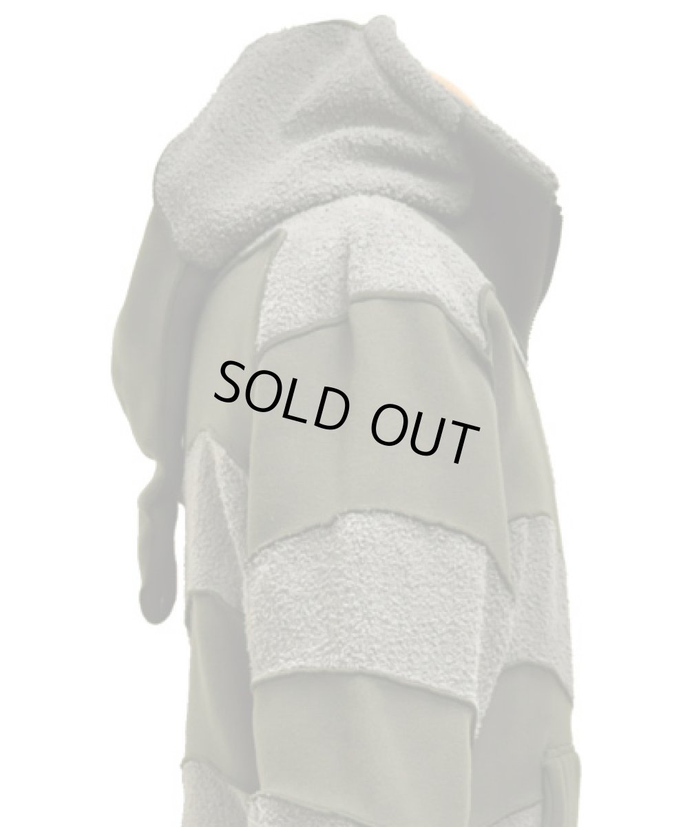 画像3: BONEメンズ・フリース・パーカー / カーキ (3)