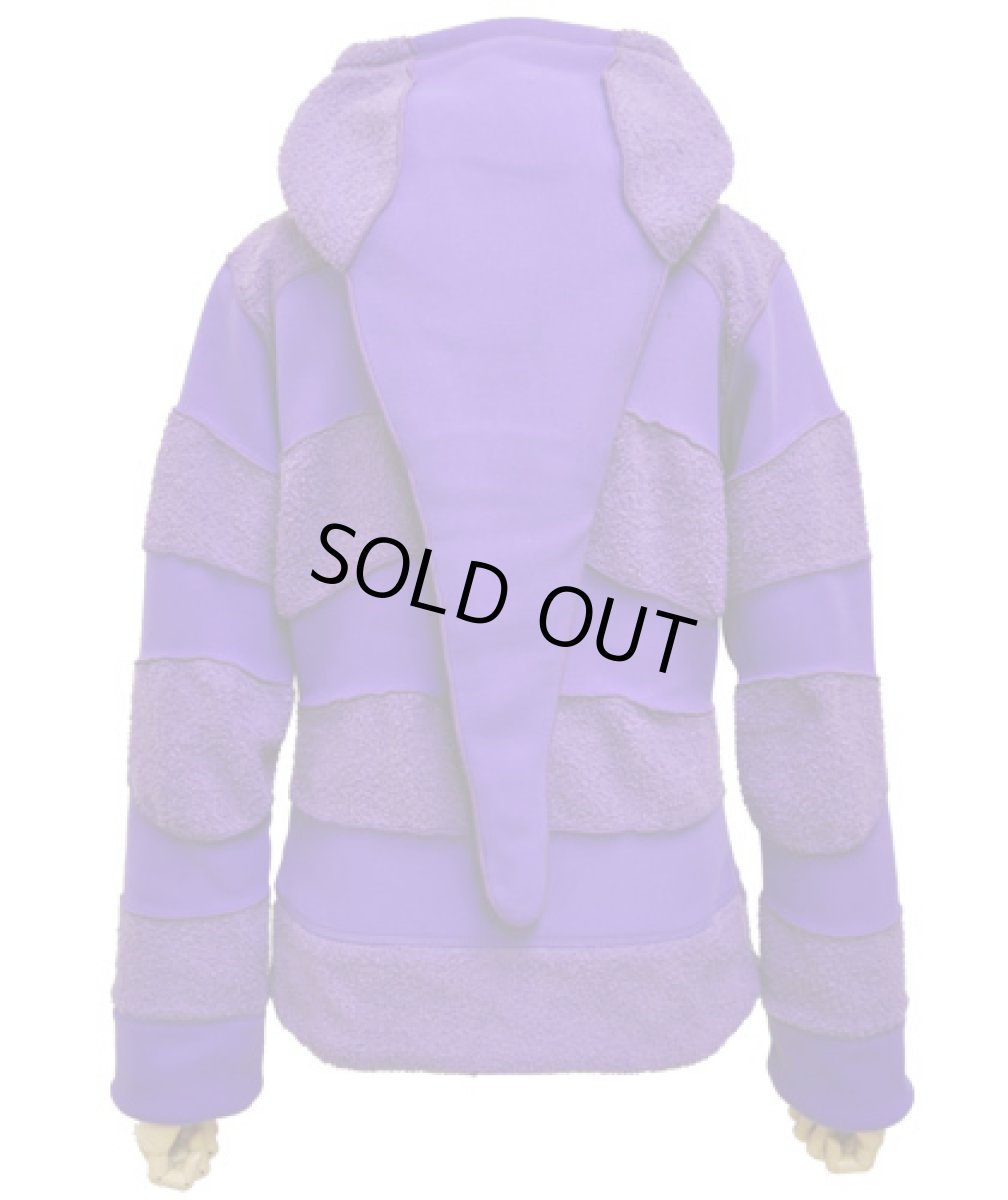 画像4: BONEレディース・フリース・パーカー / パープル (4)