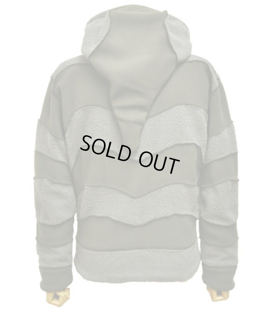 画像2: BONEメンズ・フリース・パーカー / カーキ (2)