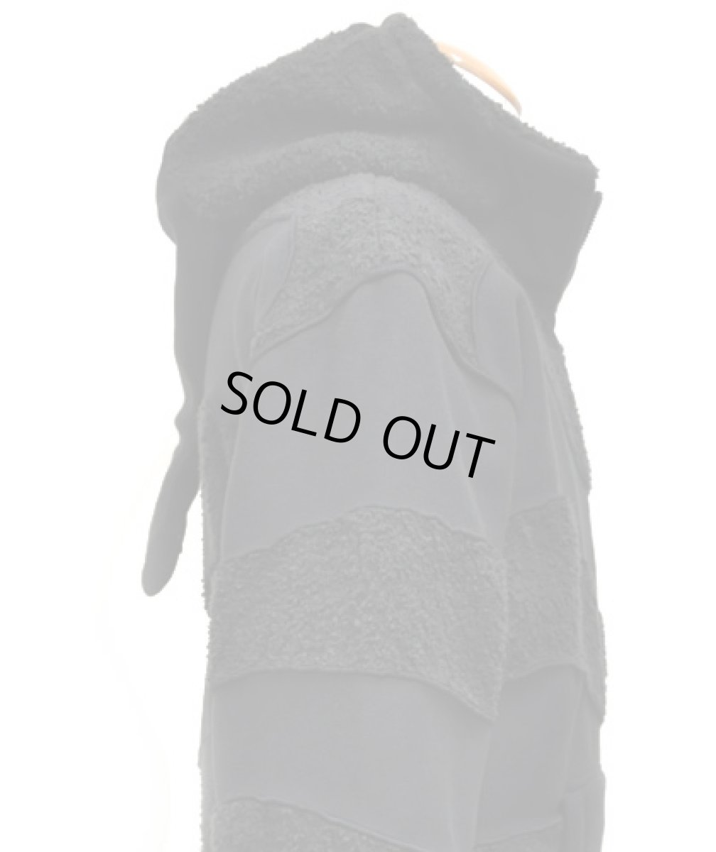 画像3: BONEメンズ・フリース・パーカー / ブラック (3)