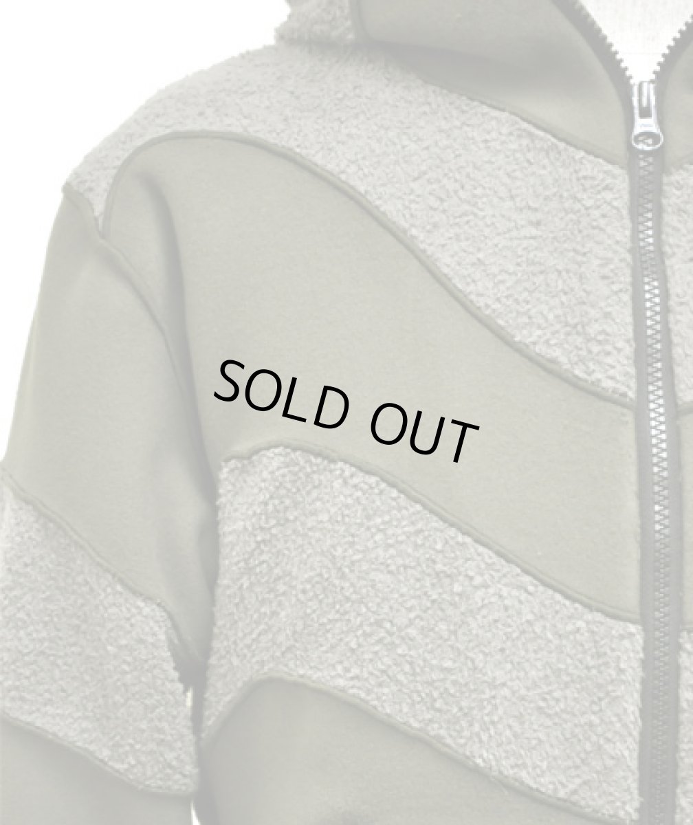 画像4: BONEメンズ・フリース・パーカー / カーキ (4)