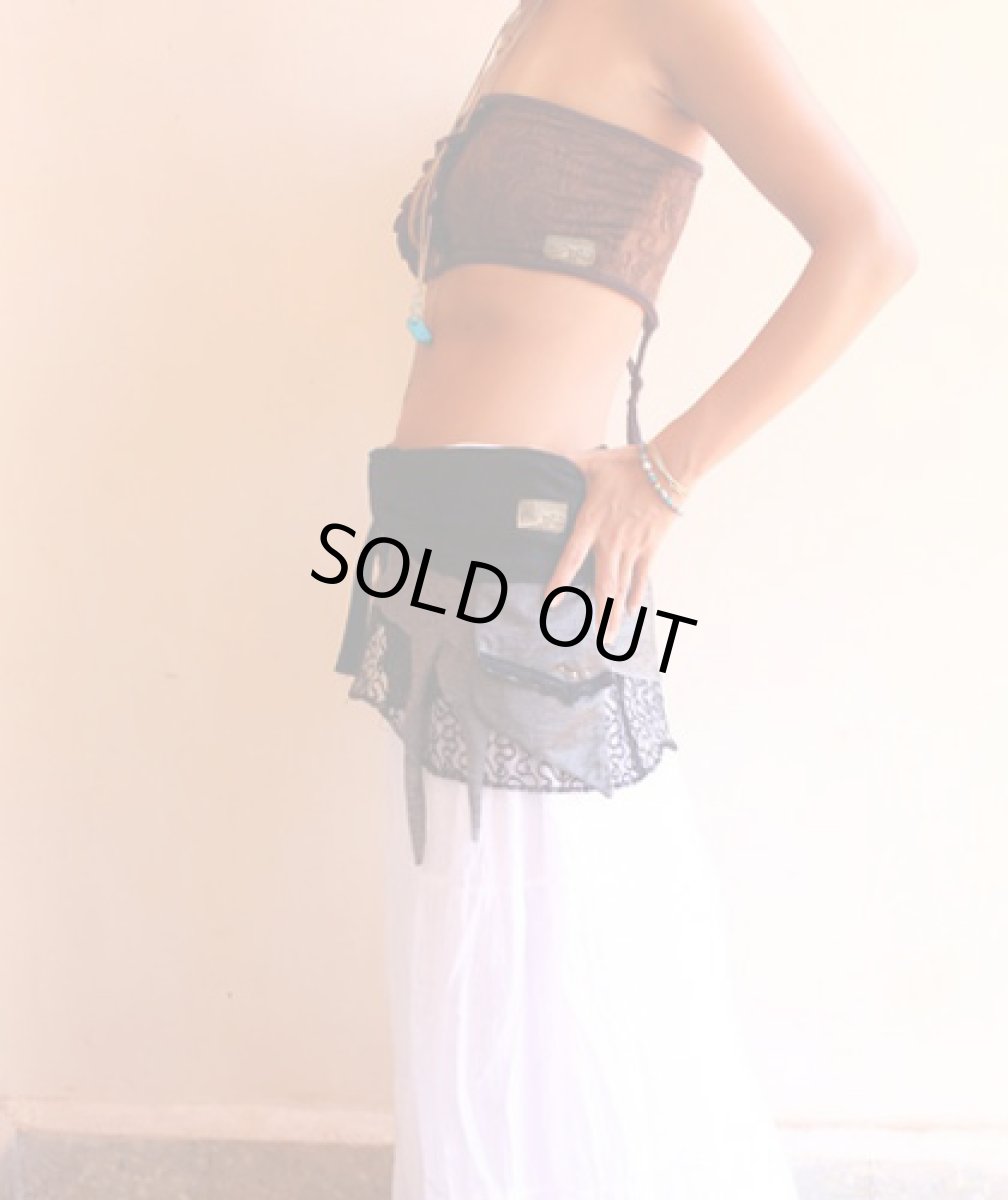 画像5: FREE SPIRIT レディース・チューブトップ「Strapless Bra / ブラック×オリーブ」 (5)