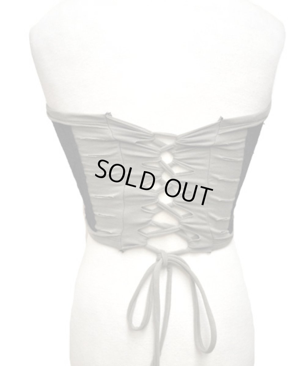 画像3: FREE SPIRIT レディース・チューブトップ「Strapless Bra / ブラック×オリーブ」 (3)