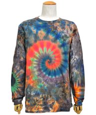 画像1: GRATEFUL TIE-DYE FACTORY メンズ・長袖Tシャツ（リブ袖） / Lサイズ (1)