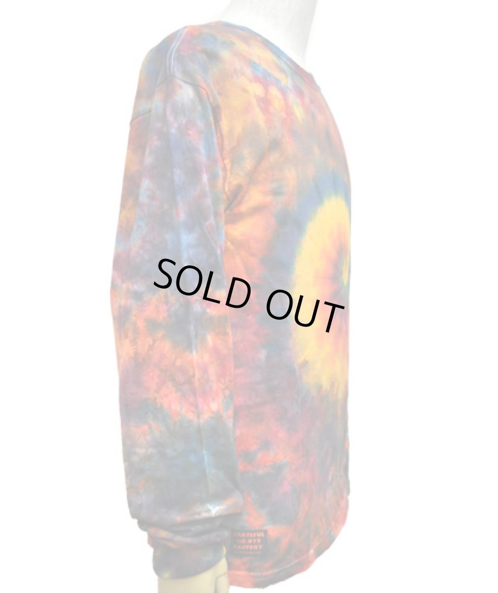 画像2: GRATEFUL TIE-DYE FACTORY メンズ・長袖Tシャツ(リブ袖) / Mサイズ (2)
